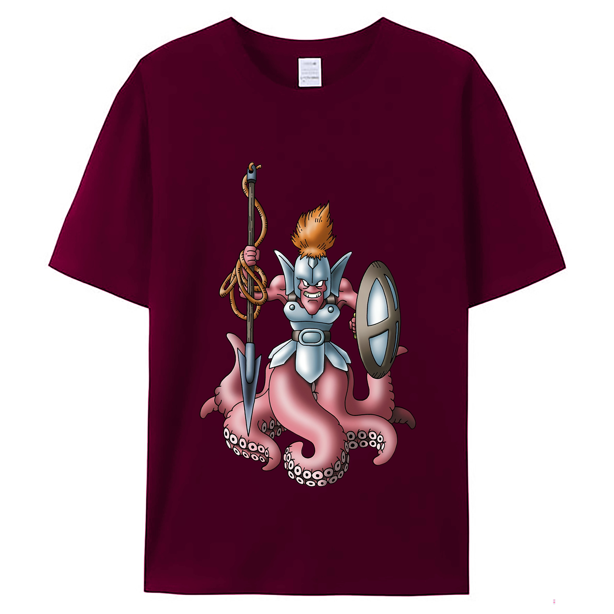 （画像用） ドラゴンクエスト Doragon Kuesuto Dragon Quest レディースカジュアルプリントTシャツ（綿100％）